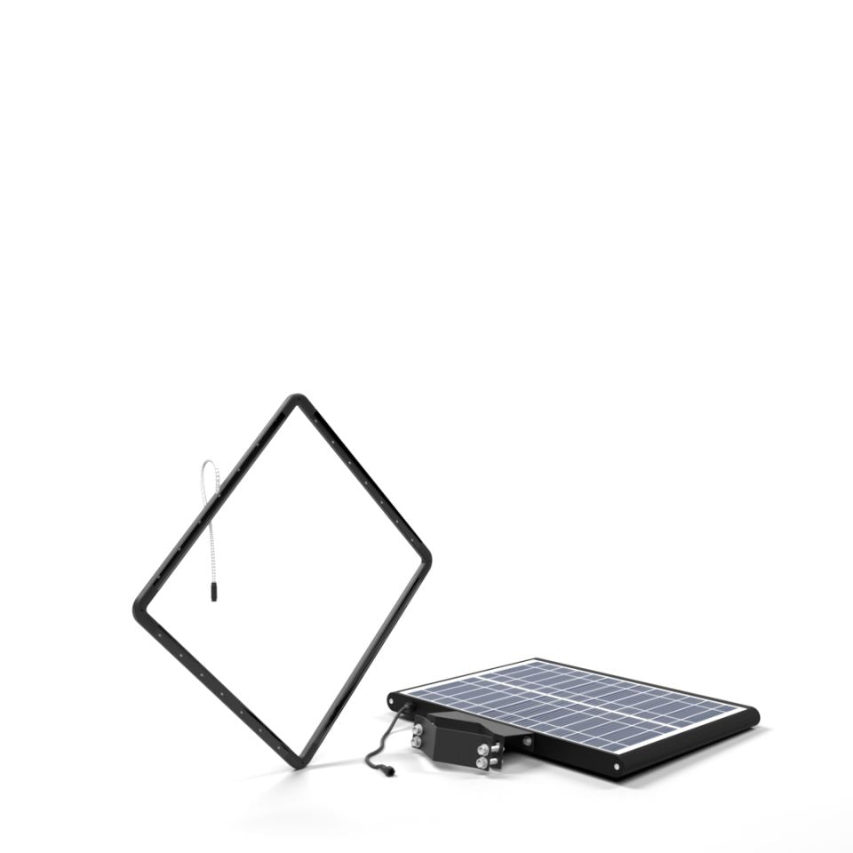 Helios Series 24" Solar Powered Flashing Crosswalk Sign