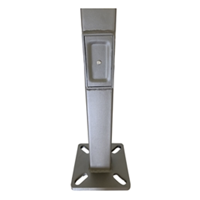 20ft Straight Steel 4" Square Light Pole