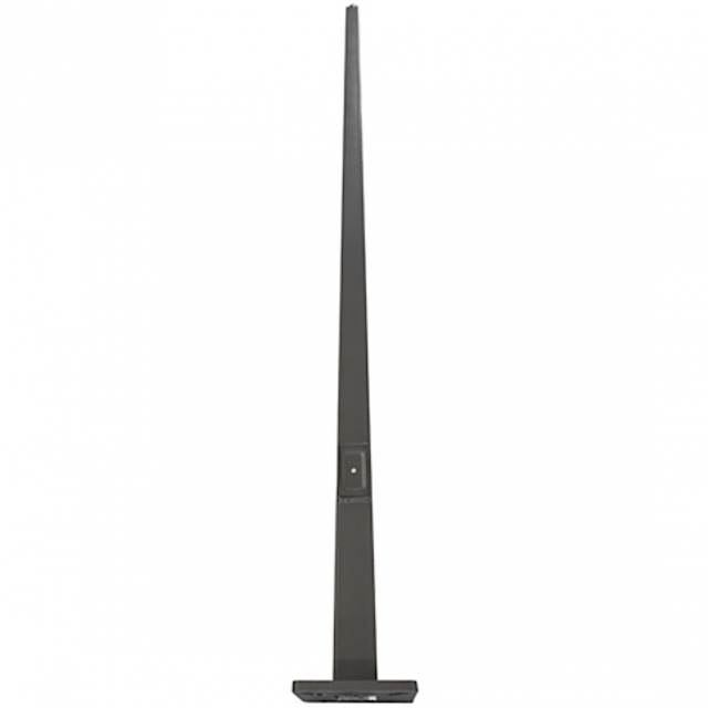 10ft Straight Steel 4" Square Light Pole