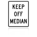 MUTCD R11-1 Keep Off Median