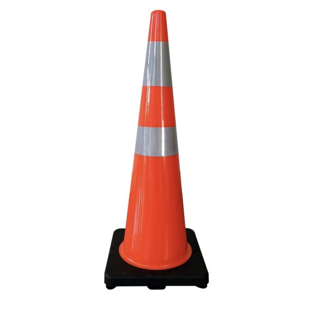 Bulk Pallet Pricing 36” Orange Traffic Parking Cone with Black 10lbs. Base