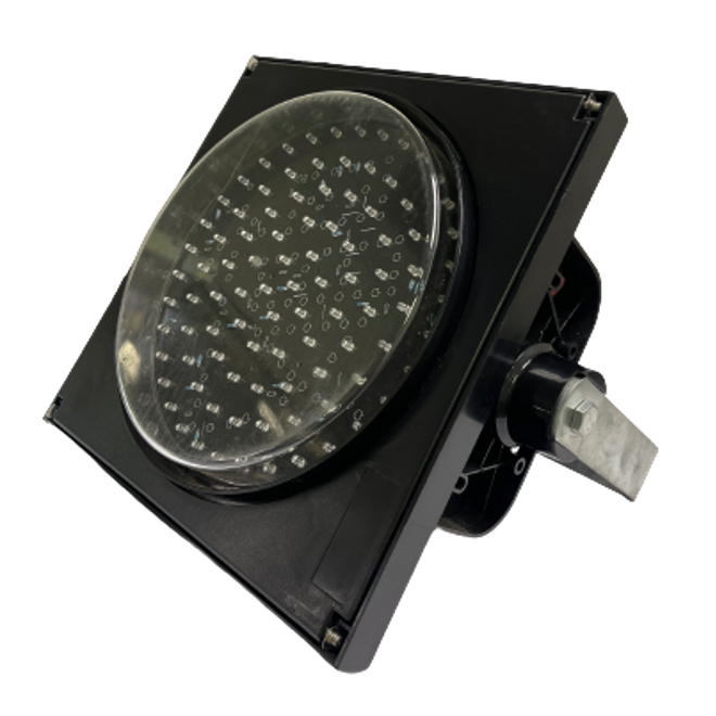 8" Solar Powered LED Flashing Beacon for Safety