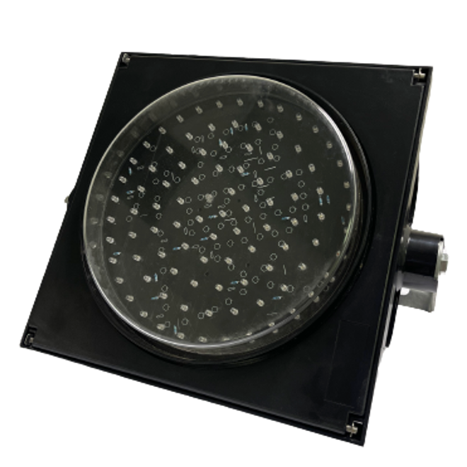 12" Solar-Powered ABS Plastic Flashing Beacon