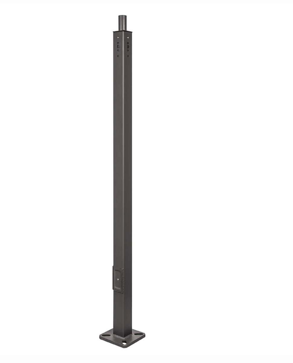 20 Foot Steel 4 Inch Square Light Pole