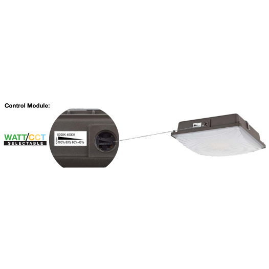 Adjustable LED Parking Garage Canopy Light