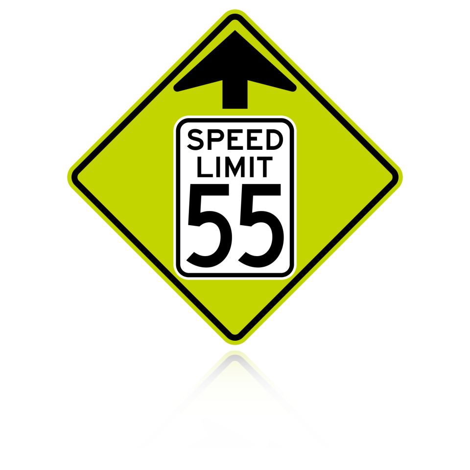 MUTCD W3-5 Reduced Speed Limit Ahead