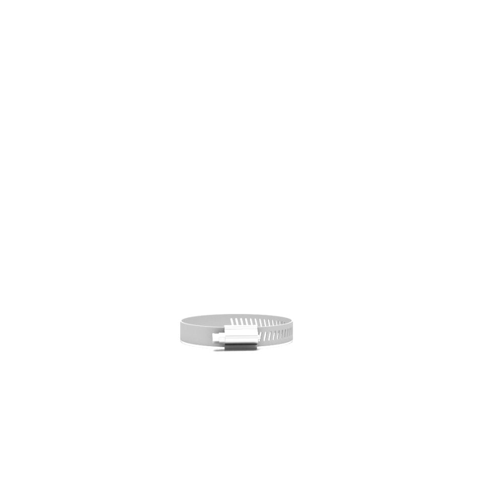 Stainless Steel Worm/Hose Clamp - 1.6" to 2.5"
